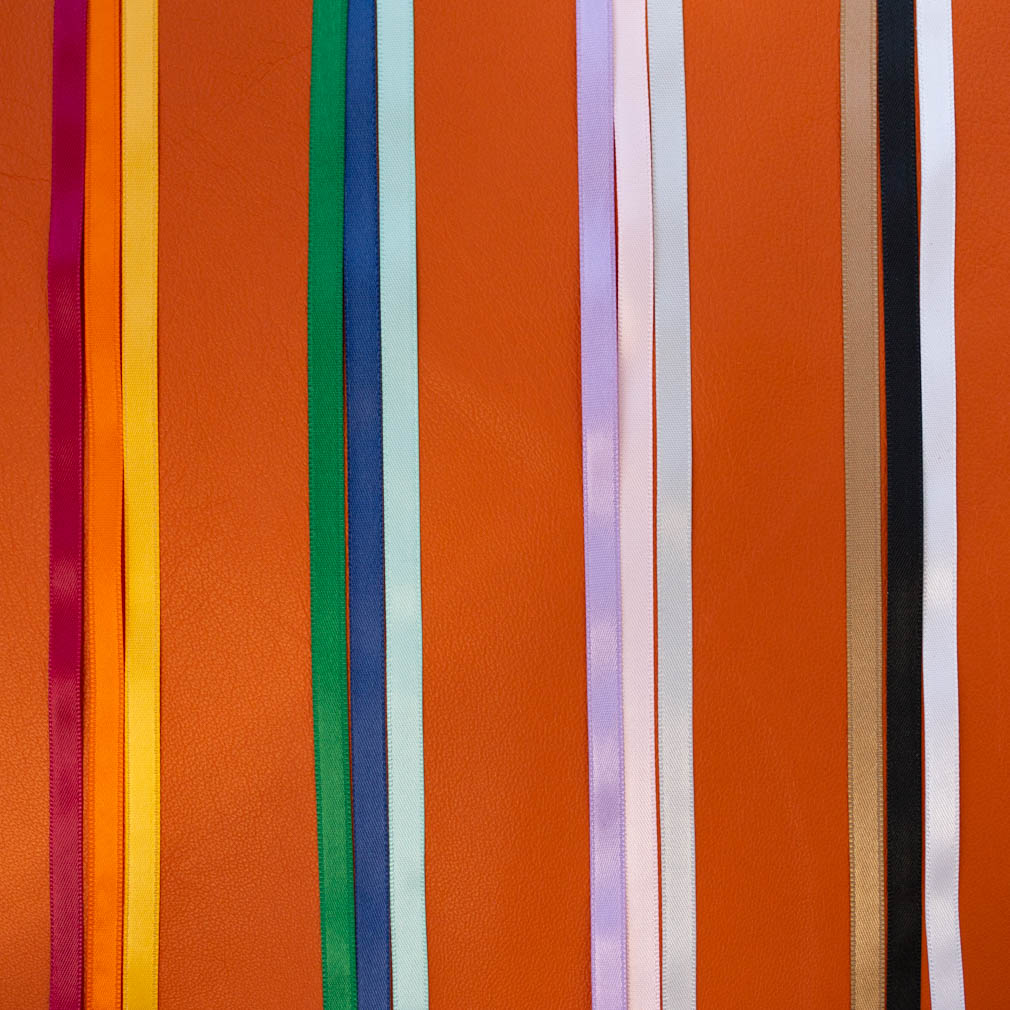 Large Hand-Bound Genuine Leather Quad - Marigold Orange - LDP-HB-LQ-MGO