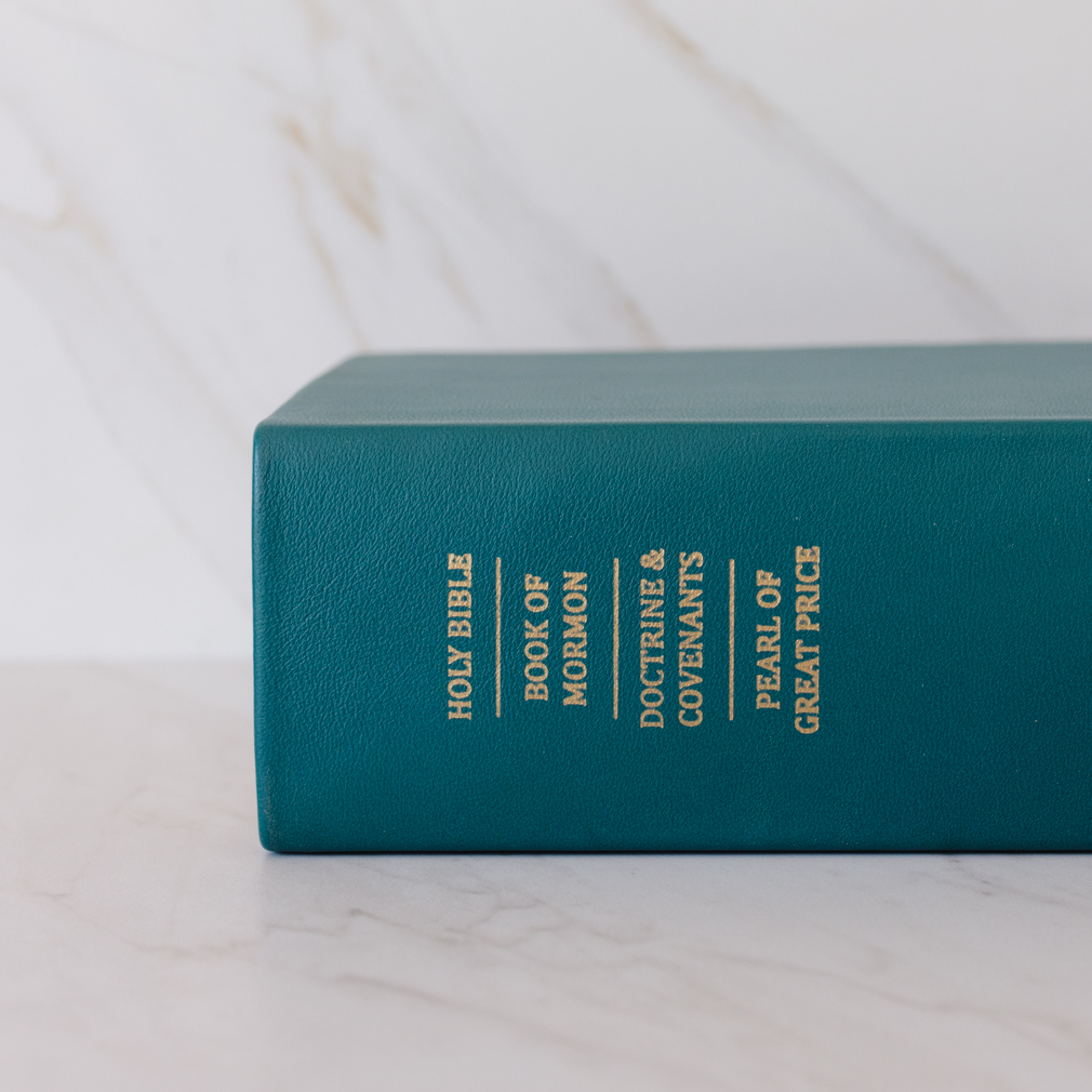 Hand-Bound Genuine Leather Quad - Dark Jade - LDP-HB-RQ-DKJ