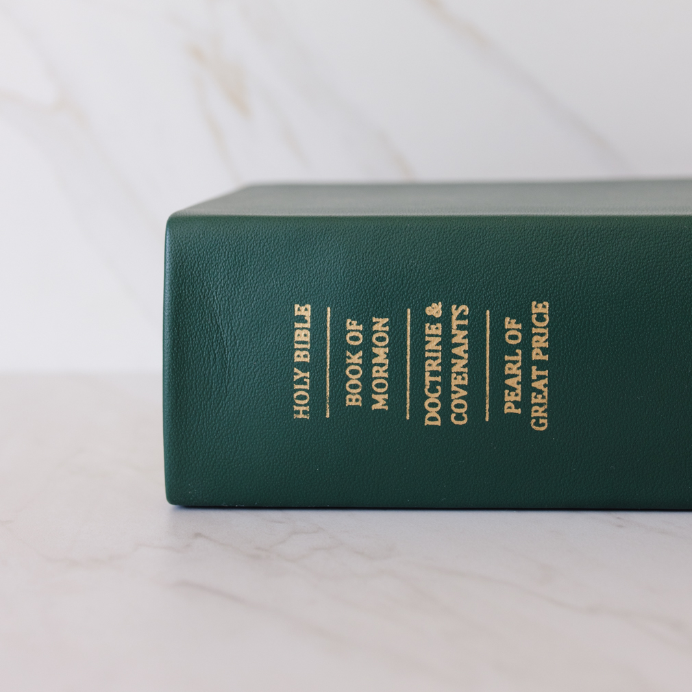 Hand-Bound Genuine Leather Quad - Emerald Green - LDP-HB-RQ-EGN