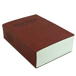 Leatherette Bible - Burgundy