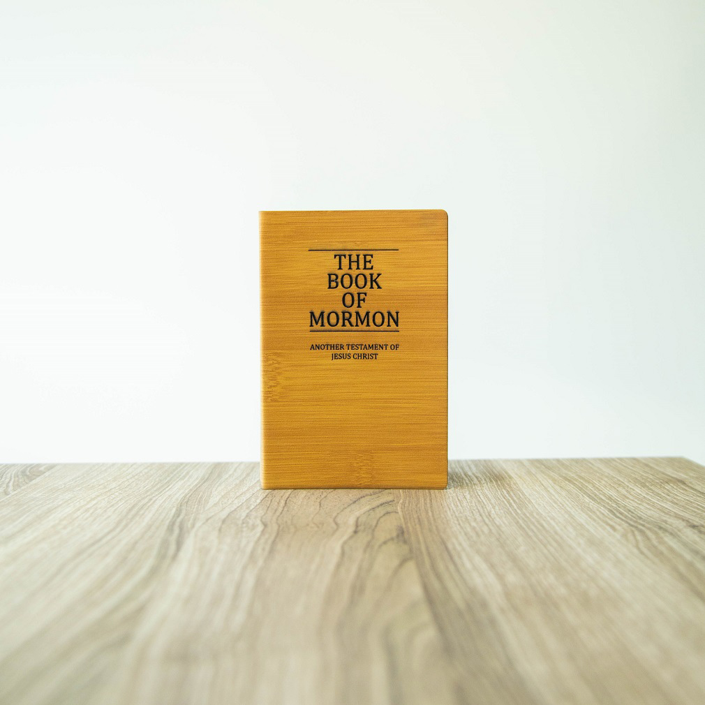 Leatherette Pocket Book of Mormon - Bamboo - LDP-LSC-PBOM-B-BAMB