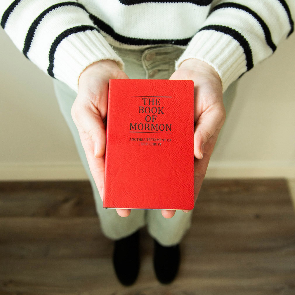 Leatherette Pocket Book of Mormon - Red - LDP-LSC-PBOM-B-RED