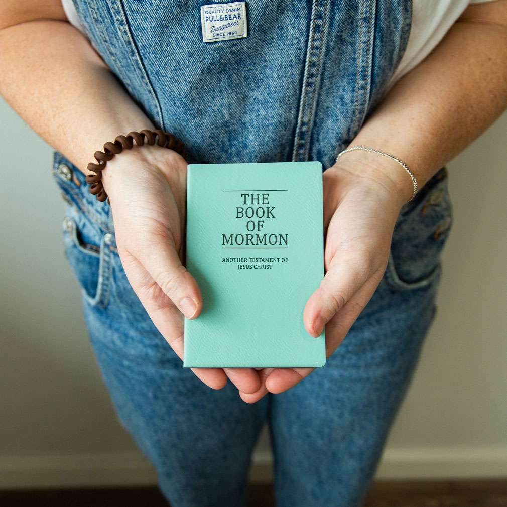 Leatherette Pocket Book of Mormon - Teal - LDP-LSC-PBOM-B-TEAL