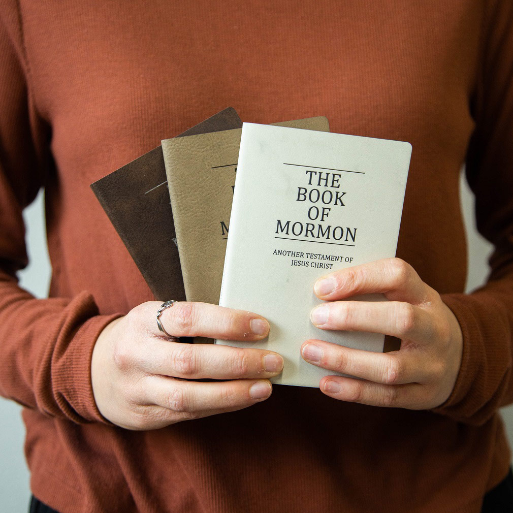 Leatherette Pocket Book of Mormon - Marble - LDP-LSC-PBOM-B-MARB