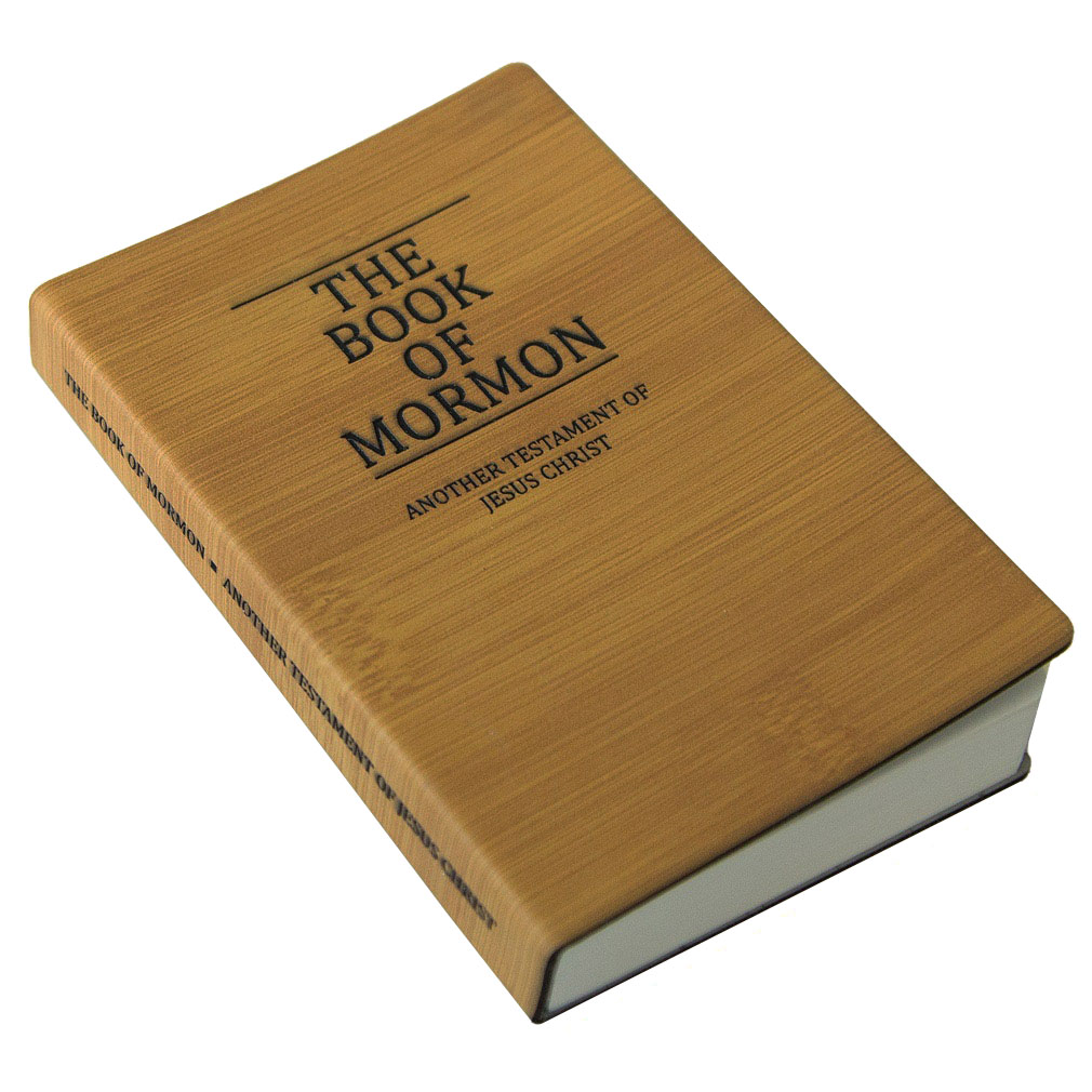 Leatherette Pocket Book of Mormon - Bamboo color lds scriptures, bamboo lds scriptures, turquoise lds scriptures, blue lds scriptures, green lds scriptures, 
