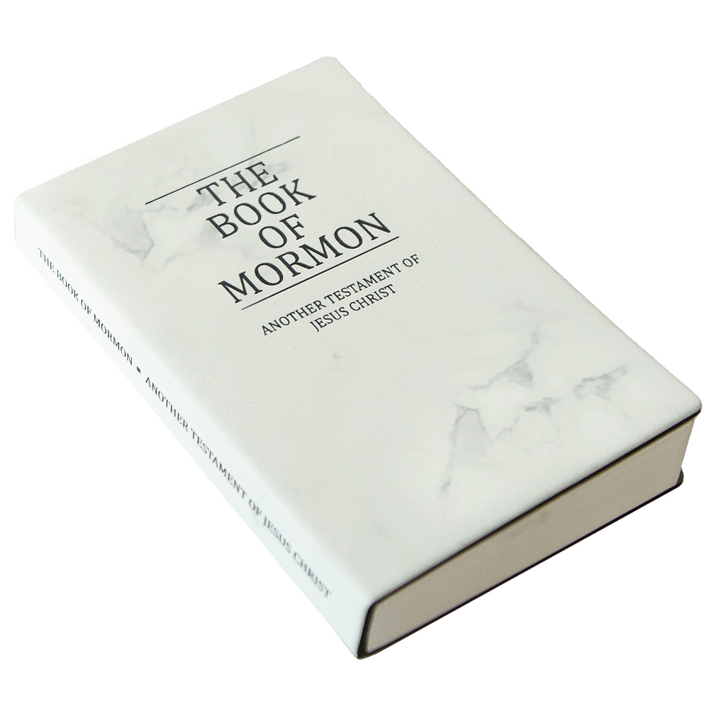 Leatherette Pocket Book of Mormon - Marble - LDP-LSC-PBOM-B-MARB