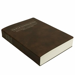 Leatherette Triple - Rustic Brown color lds scriptures, brown lds scriptures, light brown lds scriptures,