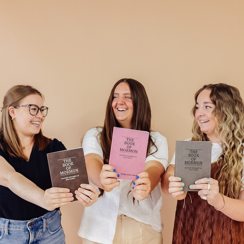 Leatherette Book of Mormon - Pink - LDP-LSC-BOM-B-PINK