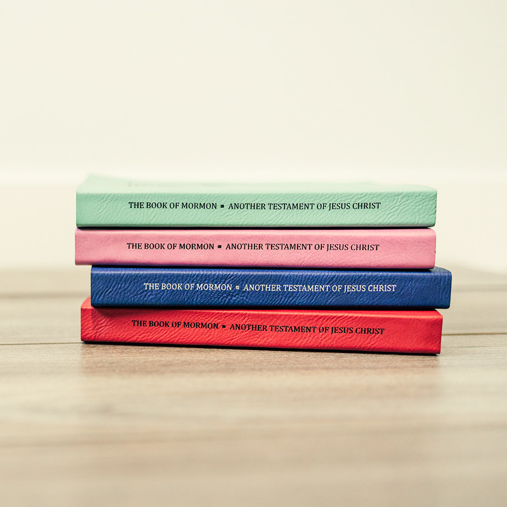 Leatherette Book of Mormon - Pink - LDP-LSC-BOM-B-PINK