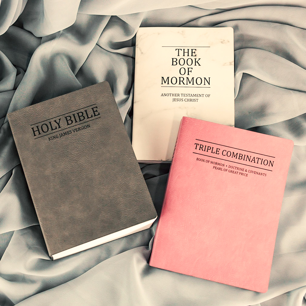 Leatherette Bible - Gray - LDP-LSC-B-B-GRY
