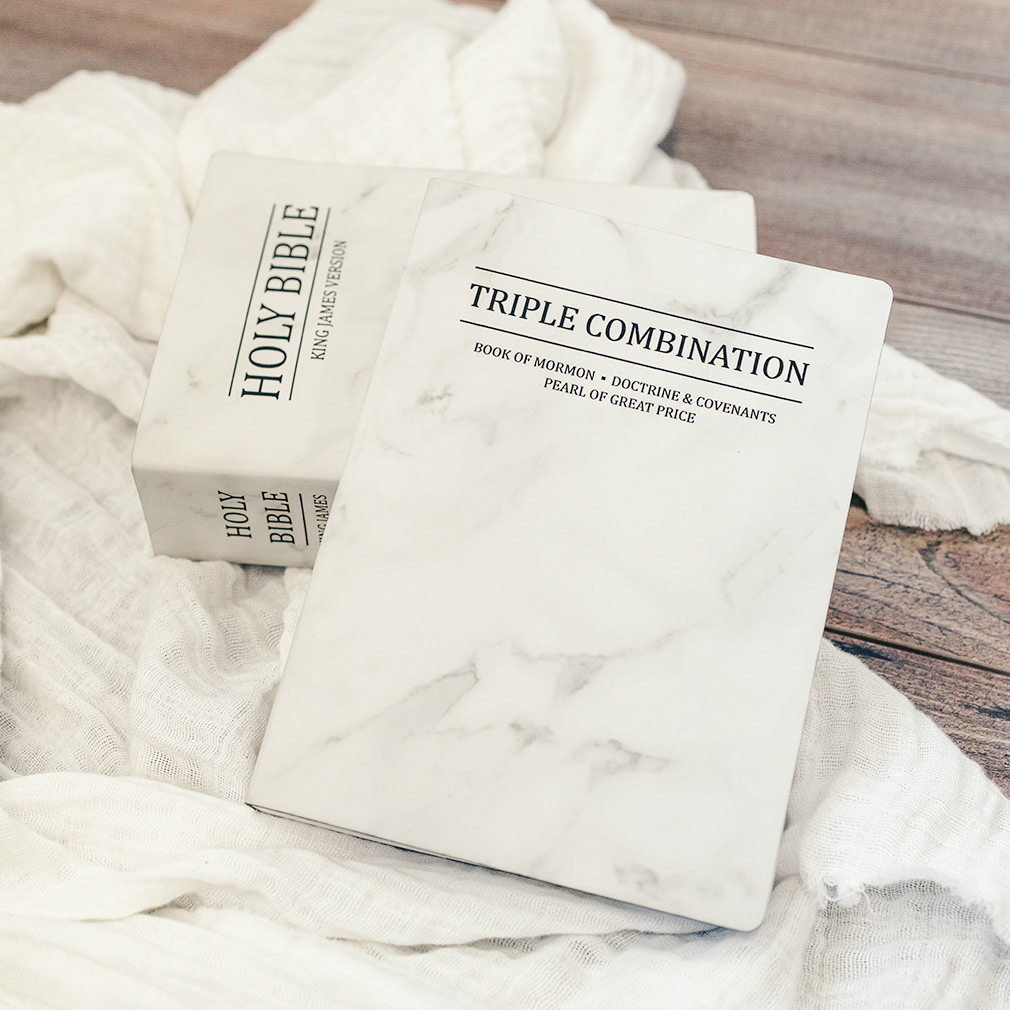 Leatherette Bible - Marble - LDP-LSC-B-B-MARB