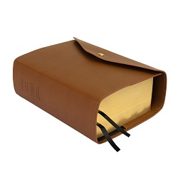 Quad Button Snap Slip Cover - Brown button snap, brown lds scriptures, lds scriptures, brown lds scripture, brown quad, color quad scriptures, brown quad scriptures, scripture cover, lds scripture cover, slip cover, scripture slip cover