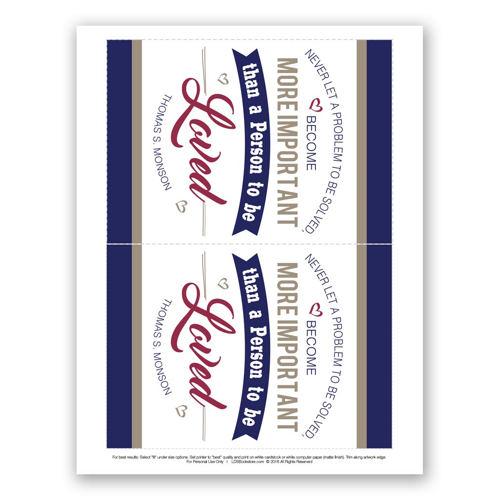 Monson Loved Quote - Digital Download - LDPD-PBLSEPT16VT