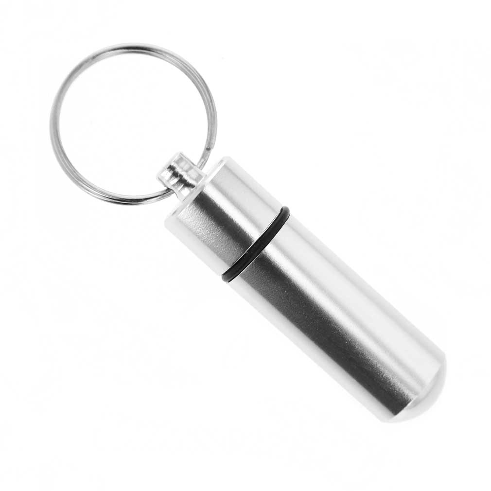 Silver Aluminum Oil Vial - LDP-OVL35
