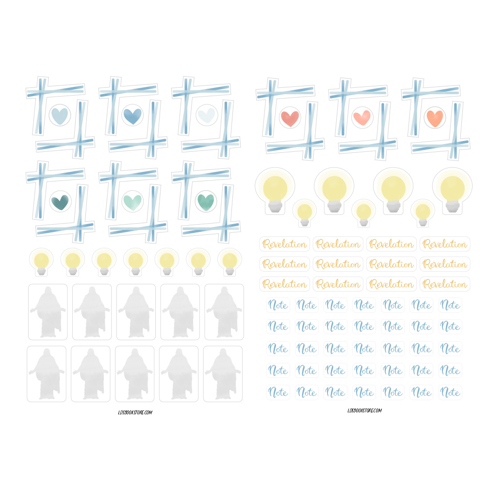 Gospel Study Scripture Stickers - LDP-GSS