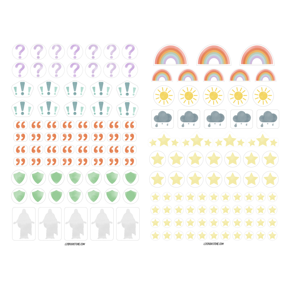 Gospel Study Scripture Stickers - LDP-GSS