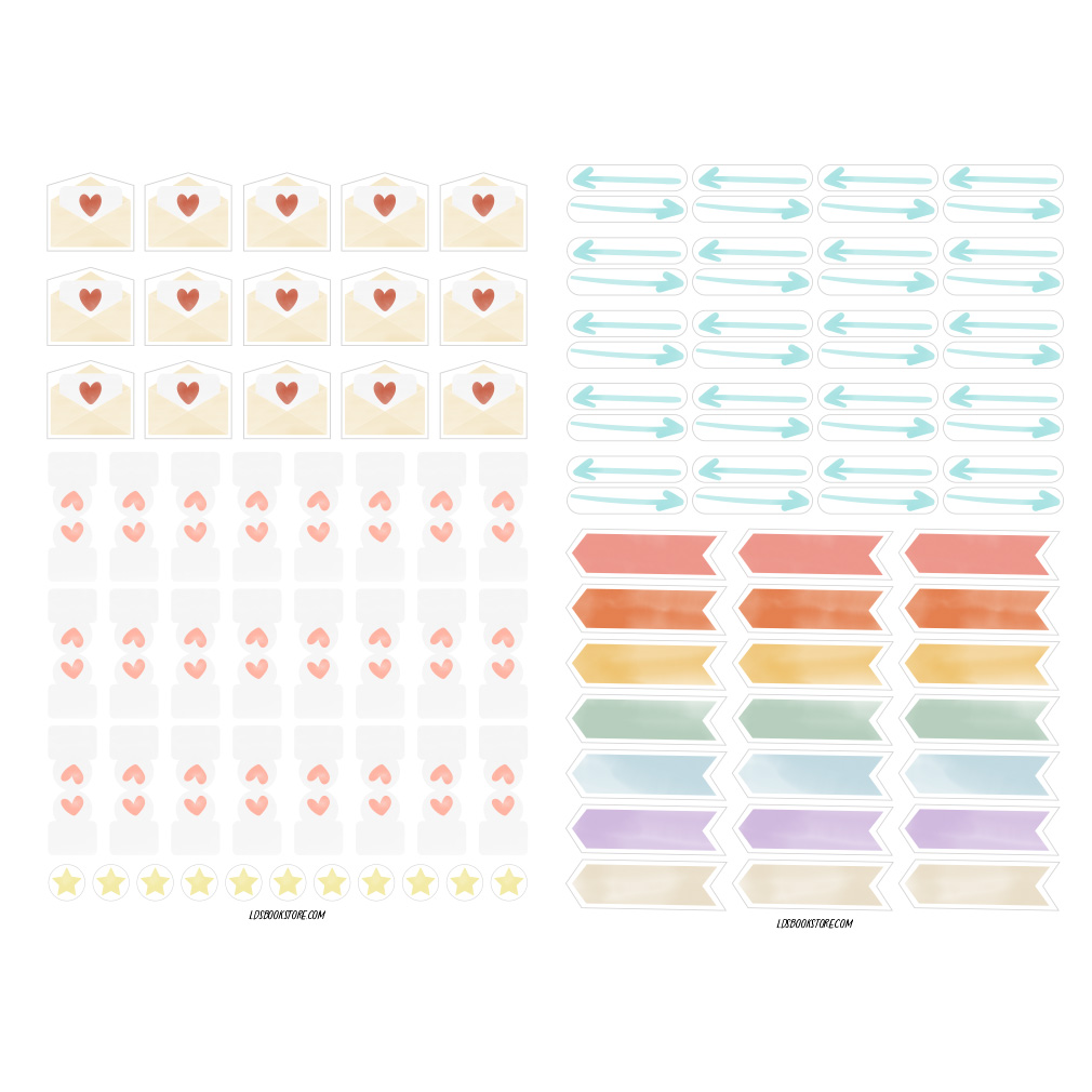 Gospel Study Scripture Stickers - LDP-GSS