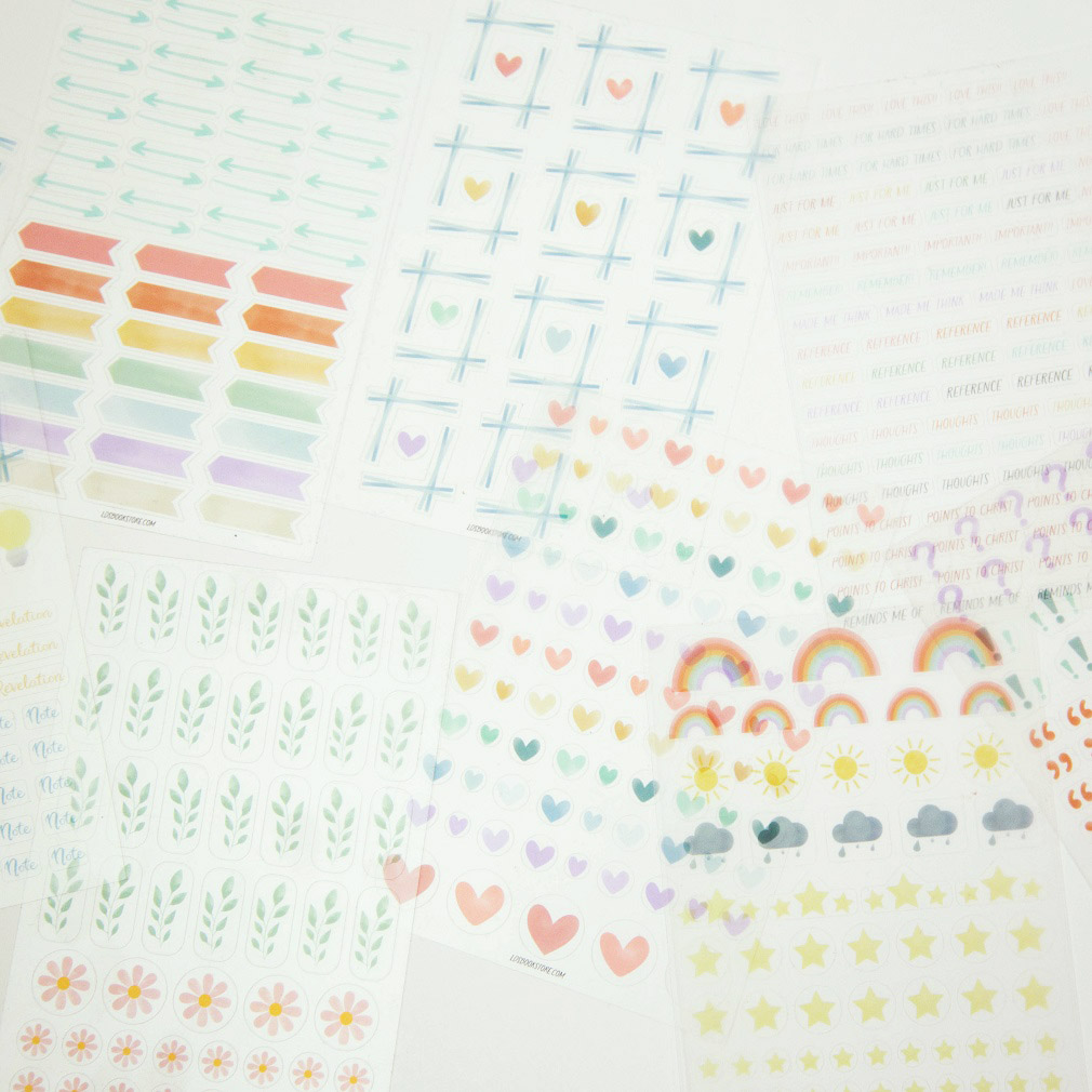 Gospel Study Scripture Stickers - LDP-GSS