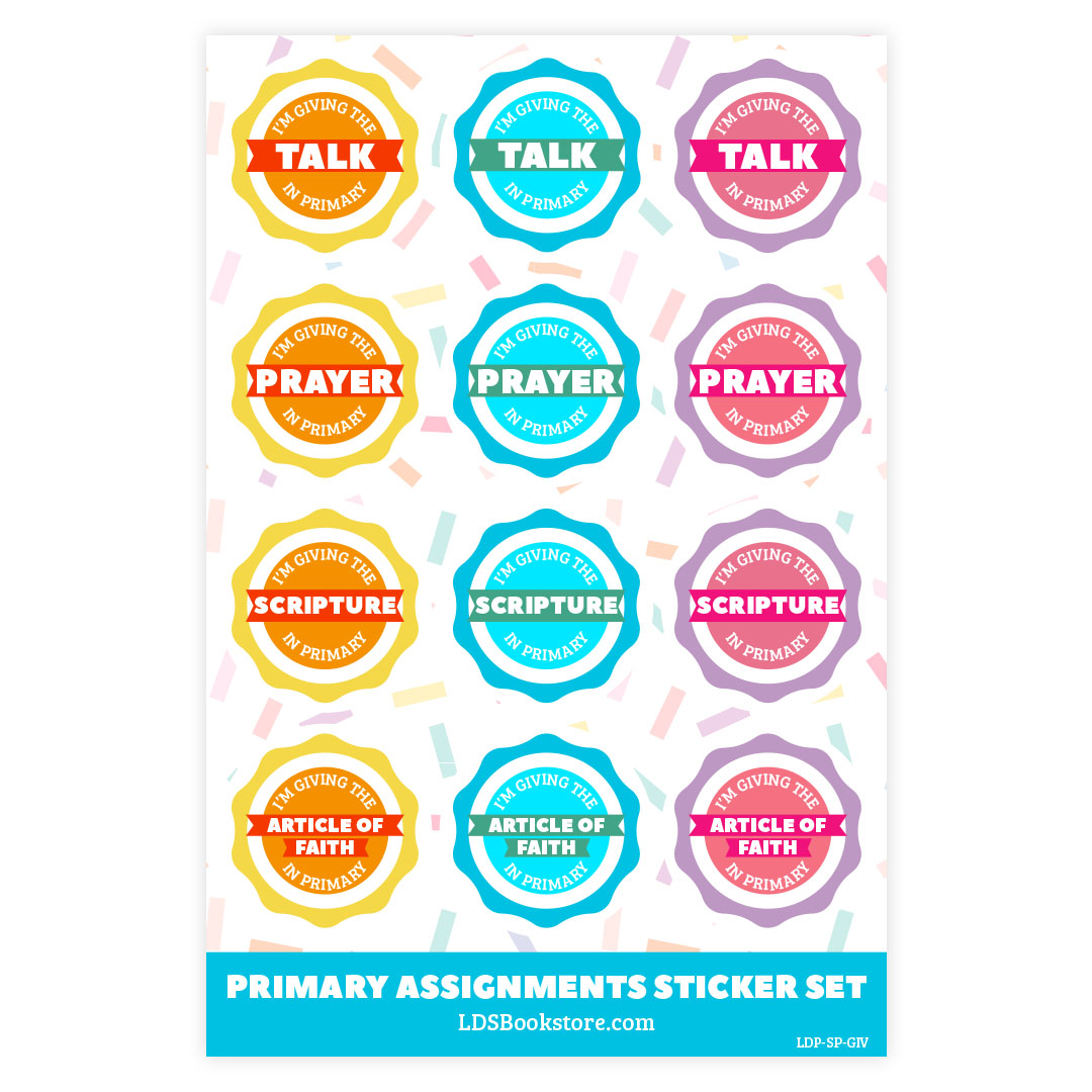 LDS Primary Stickers Bundle - LDP-SP-PRIM-BUND