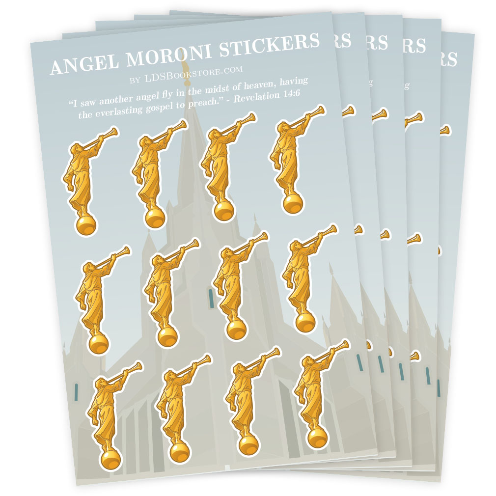 Angel Moroni Sticker Pack - LDP-SS-MORONI