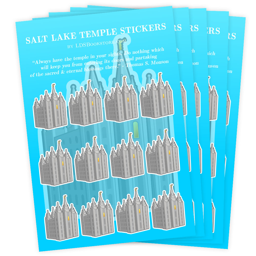 Salt Lake City Temple Sticker Pack - LDP-SS-TEMPLE