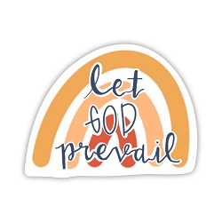 Let God Prevail Vinyl Sticker