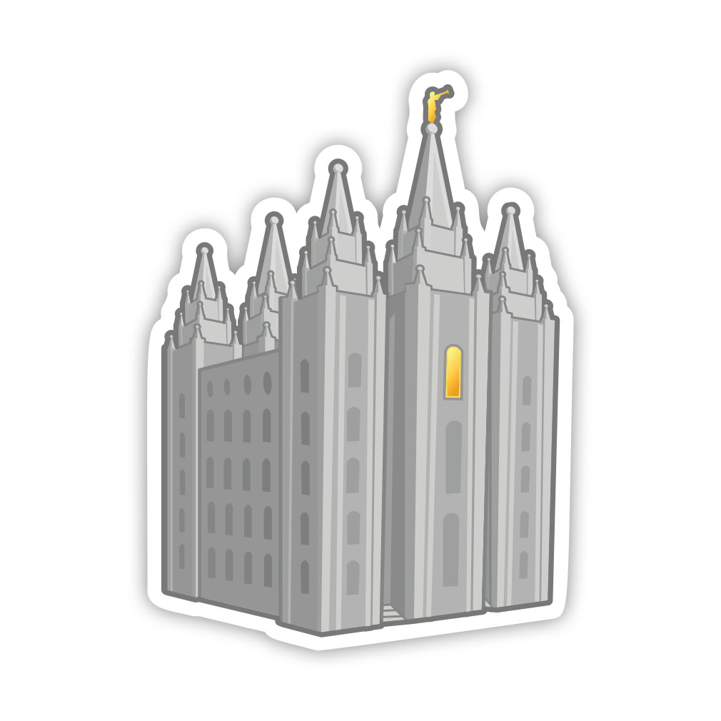 Salt Lake Temple Vinyl Sticker - LDP-VS-TEMPLE