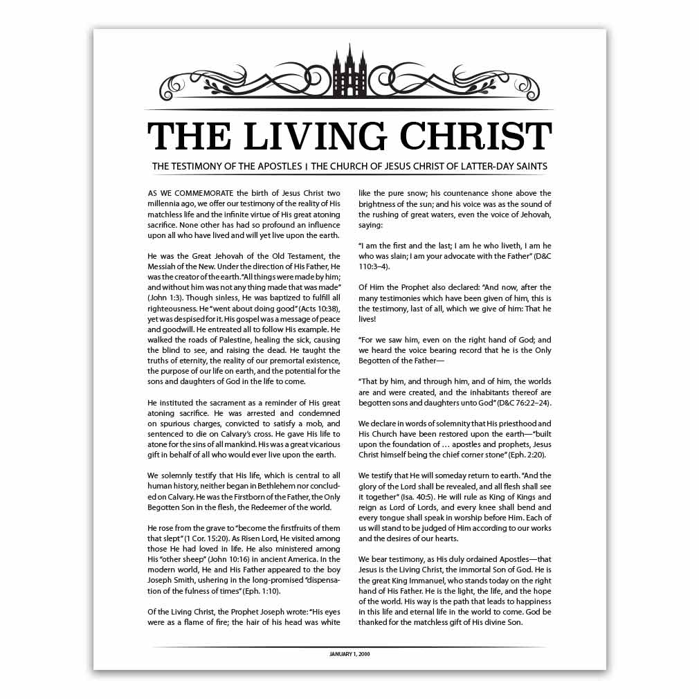 Temple Header Living Christ - LDP-LC284