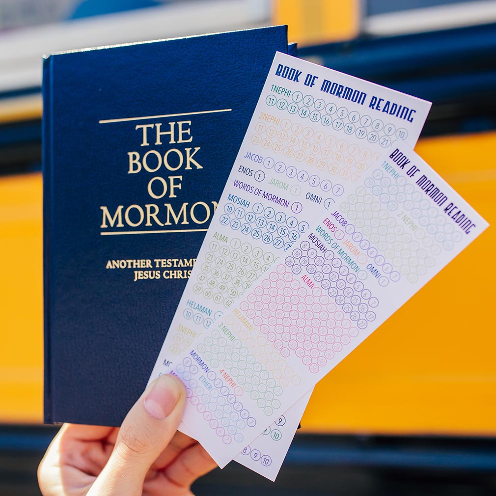 Book of Mormon Reading Chart Bookmark - Large - LDP-BOMBKMKLRG