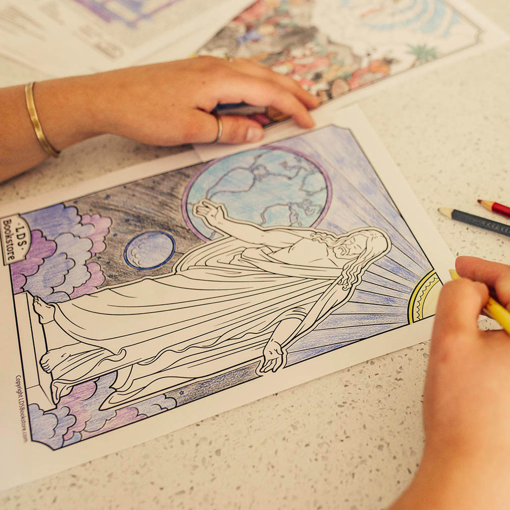 Christus Coloring Page - Digital Download - LDPD-PBL-COLOR-CHRISTUS