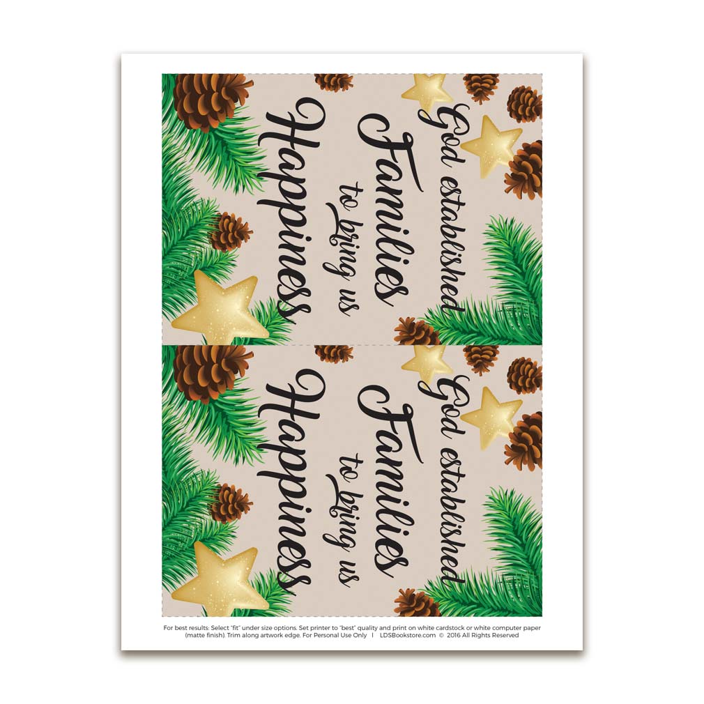 God Established Families to Bring Us Happiness - Digital Download - LDPD-PBLDEEC16VT