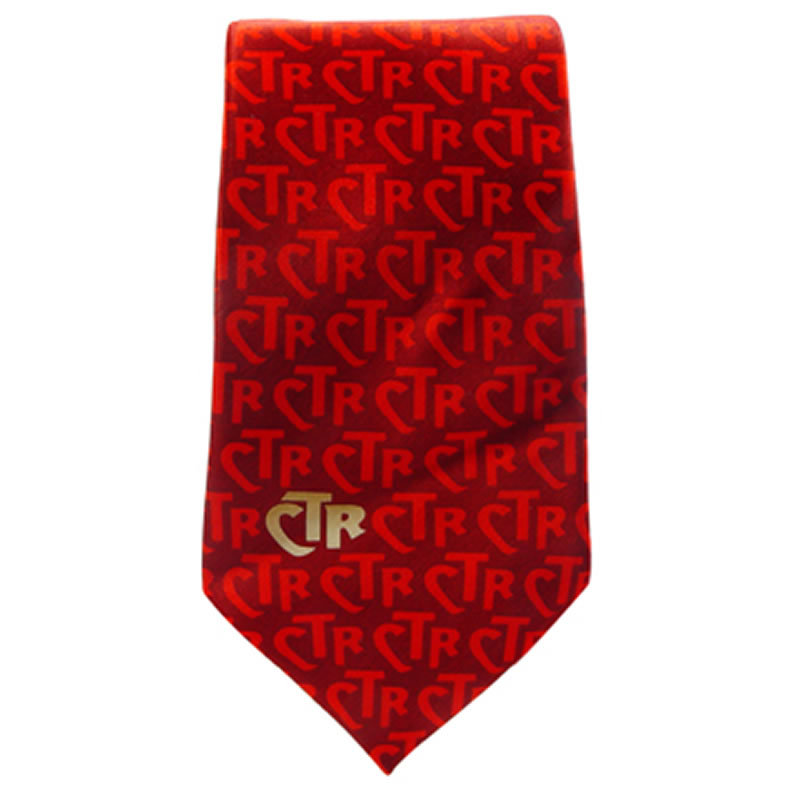 Men's Red CTR Necktie - RM-HTL052