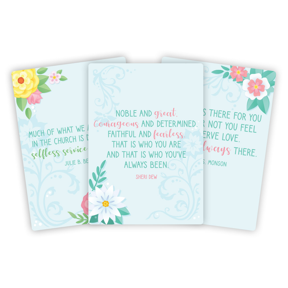 Tender Mercies: 100 Affirmations for Latter-day Saint Women - LDP-AFFIRM-CARDS