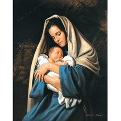 In The Arms Of Mary - Print 