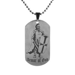 Armor of God Dog Tag