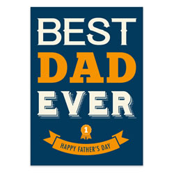 Father's Day Card - Best Dad - Digital Download