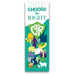Choose the Right Bookmark lds ctr bookmark, ctr bookmark, 2017 primary theme bookmark, 2017 lds primary theme