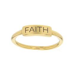 Faith Bar Ring