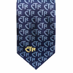 Mens Blue CTR Necktie 