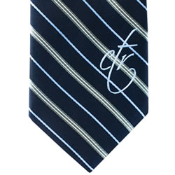 Mens Navy & Gray CTR Necktie 