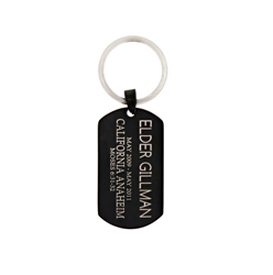Missionary Name Tag Keychain