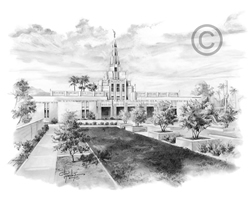 Phoenix Temple - Sketch 