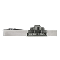 Laie Hawaii Temple Tie Bar - Silver 