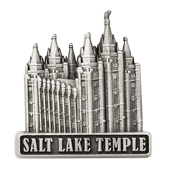 Salt Lake Temple Pin - Silver