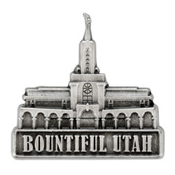 Bountiful Utah Temple Pin - Silver