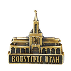 Bountiful Utah Temple Pin - Gold