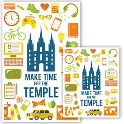 Make Time for the Temple Posters - Digital Download