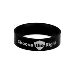 Choose the Right Shield Ring - Black