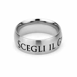 Italian Choose the Right Ring - Wide Italian CTR Ring