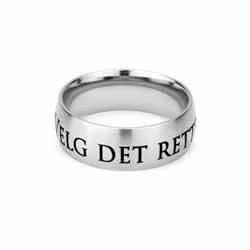 Norwegian Choose the Right Ring - Wide Norwegian CTR Ring
